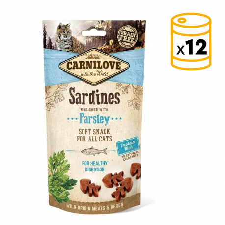 Carnilove Cat Snack Semihumedo sabor Sardinas Perejil