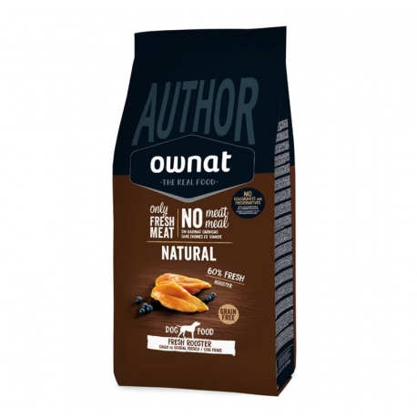Ownat Author Pienso para Perros con Gallo de Corral