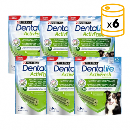 Purina Dentalife Activfresh Medium Snack Dental Perros 30 Sticks