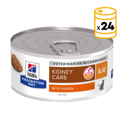 Pack Comida Húmeda Hills Prescription diet K/D para gatos de Pollo