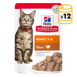 Hills-SP Feline Adult con Tacchino (Bustina) (1)