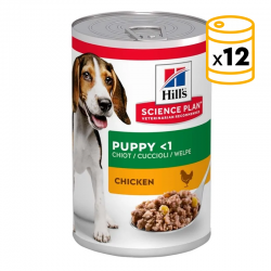 Pack x12 Pacchetto di lattine Hills Science Plan per cuccioli