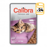 Pack x24 Calibra cat kitten cibo umido salmone