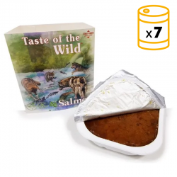 Taste of the wild tarrina Salmon & Herring 390 gr x 7 ud