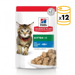 Hills SP Feline Kitten con Pesce Azzurro (Bustina) per gatti
