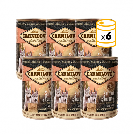 Carnilove Dog Puppy sabor Salmon Pavo
