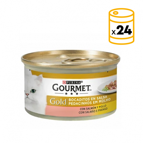 Gourmet Gold-Crocchette in Salsa con Salmone e Pollo (1)