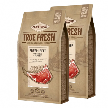 Carnilove Dog Adulto True Fresh sabor Ternera