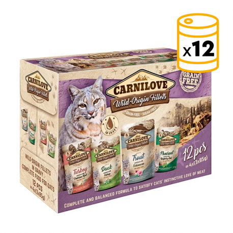 Carnilove Cat Adulto Pouch Multipack