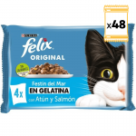 Felix Original Comida húmeda para gatos en Gelatina con Pescado