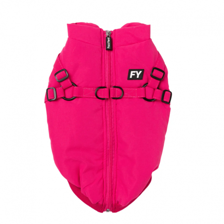 FuzzYard Chaqueta para Perros Color Magenta
