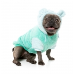 FuzzYard Sudadera con Capucha para Perros Color Turquesa