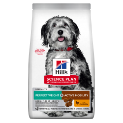 Hills Science Plan Perfect Weight & Active Mobility pienso para perros medianos sabor pollo