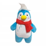 Pawise Pingüino con Bufanda de Navidad Peluche para Perros