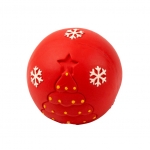 Pawise Bola de Arbol de Navidad Juguete de Latex para Perros