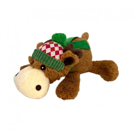 Kong Cozie Reindeer Peluche para perros Reno de Navidad