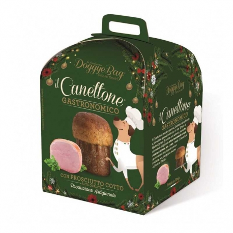 Canettone con Jamón Cocido Snack Navideño para Perros Doggye Bag