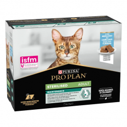 Pro Plan Sterilised Terrine Bacalao Comida Húmeda para Gatos Esterilizados