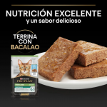 Pro Plan Sterilised Terrine Bacalao Comida Húmeda para Gatos Esterilizados