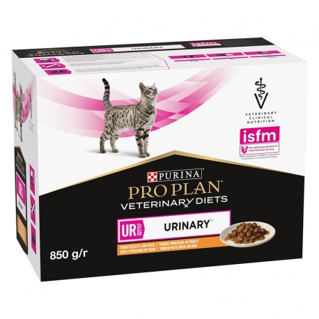 Pro Plan Veterinary Diets UR Urinary Comida Húmeda para Gatos con Pollo