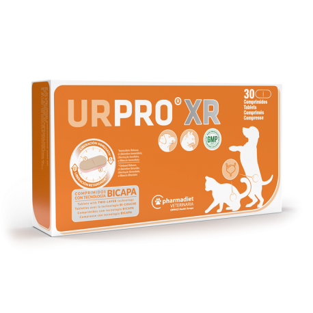 Pharmadiet Urpro XR Suplemento Alimenticio para Perros y Gatos con Problemas Urinarios