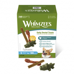 Whimzees Value Box S Snacks Dentales Variados Para Perros Pequeños
