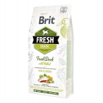Brit fresh active run work pato mijo pienso para perros