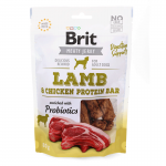 Brit jerky snackprotein bar cordero premios para perro