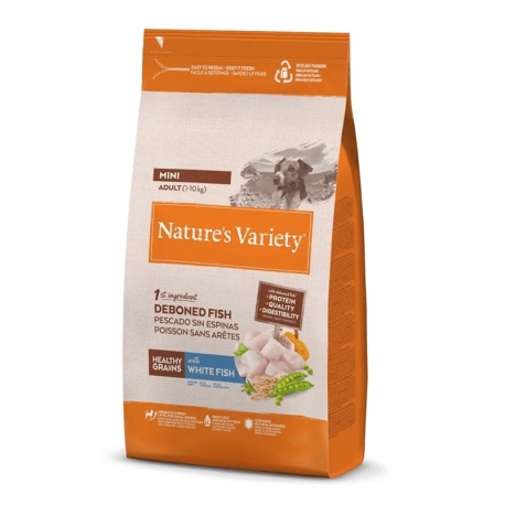 Nature´s Variety Healthy Grain Pienso para Perros Pequeños con Pescado Blanco