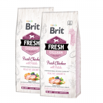 Brit fresh puppy healthy growth pollo patata pienso para perros
