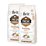 Brit fresh light fit & slim pavo guisantes pienso para perros