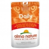 Almo Nature Daily Cibo Umido per Gatti Bocconcini di Pollo e Manzo