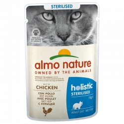 Almo Nature Sterilised Comida Húmeda para Gatos Esterilizados con Pollo