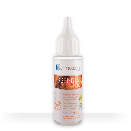 Dermoscent Essential Oto Limpiador de Orejas Para Perros, Gatos y Conejos