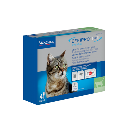 virbac-Effipro Duo Gatto Pipette Antiparassitarie (1)