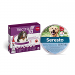 Pack Super Protezione: collare Seresto +8kg + Vectra 3D pipette 40-60 kg