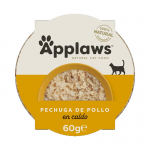 Applaws Tarrinas de Comida Húmeda para Gatos con Pollo y Arroz