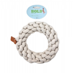 Bold Anillo Trenzado de Algodón Natural Juguete para Perros