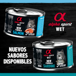 Alpha Spirit pack Latas para gatos de Sardina