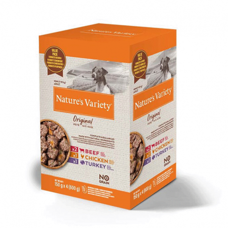Nature's Variety Original No Grain Paté Mini Multipack 4X150G