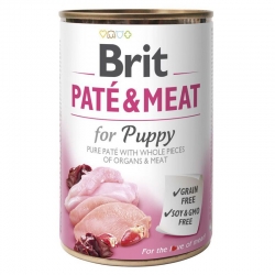 Brit Puppy Pate & Meat Comida Húmeda Para Perros con Pato y Pavo