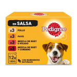 Pedigree Vital Multipack Comida Húmeda para Perros Carnes Mixtas en Salsa