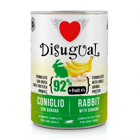 Disugual Comida Húmeda para Perros con Cordero y Banana