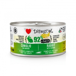 Disugual Comida Húmeda para Perros Lata de Cordero y Banana