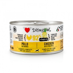 Disugual Comida Húmeda para Perros Lata de Pollo y Piña