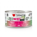 Disugual Comida Húmeda para Perros Lata de Cerdo y Manzana