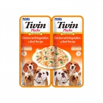 Inaba Twin Comida Húmeda para Perros Pollo con Vegetales y Ternera en Caldo