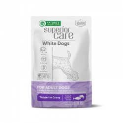 Nature's Protection White Topper Comida Humeda para Perros de Pelaje Blanco con Atún y Salmón