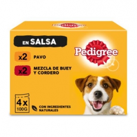 Pedigree Multipack Comida Húmeda para Perros Selección de Carnes Mixtas en Salsa