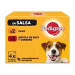 Pedigree Multipack Comida Húmeda para Perros Selección de Carnes Mixtas en Salsa